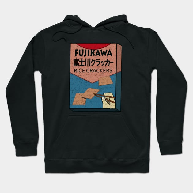 Fujikawa Rice Crackers Box (worn) [Rx-Tp] Hoodie by Roufxis